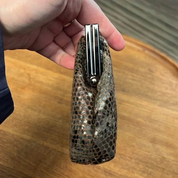 OLGA BERG SNAKESKIN CLUTCH/SHOULDER BAG - Picture 5 of 16